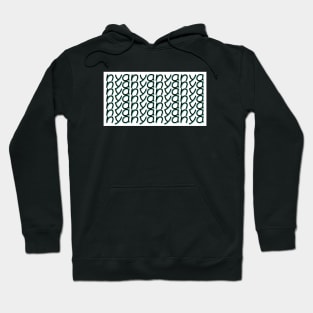 nya black pattern Hoodie